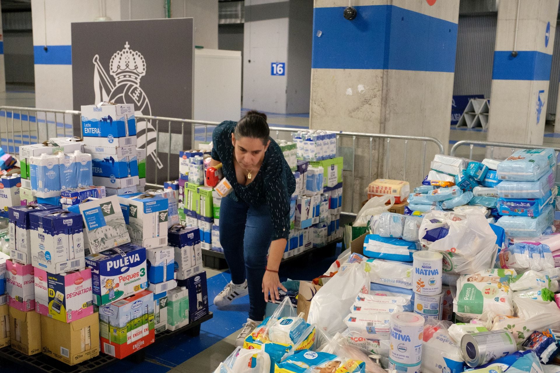 Solidaridad en el Reale Arena con los afectados por la DANA