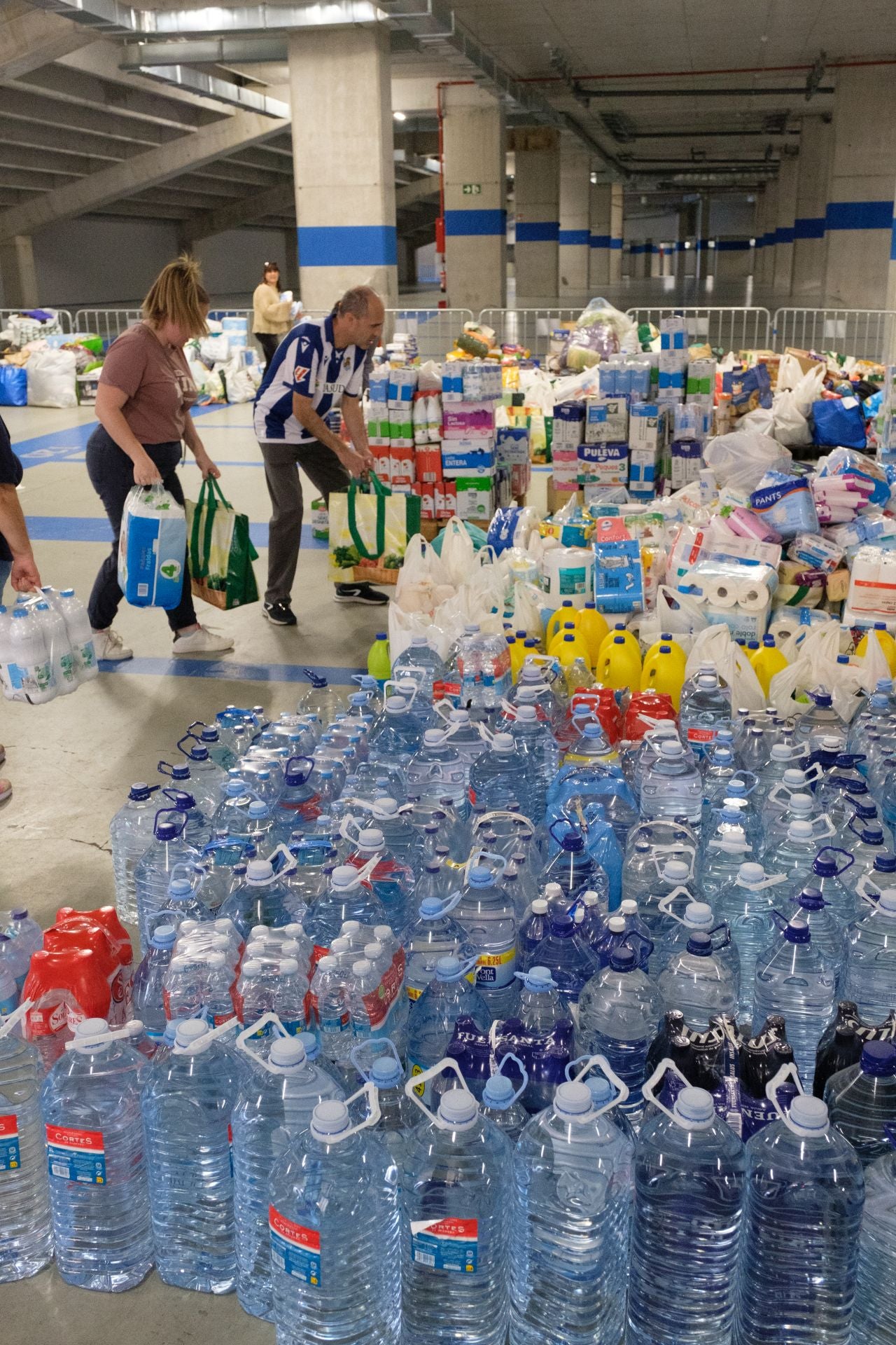 Solidaridad en el Reale Arena con los afectados por la DANA