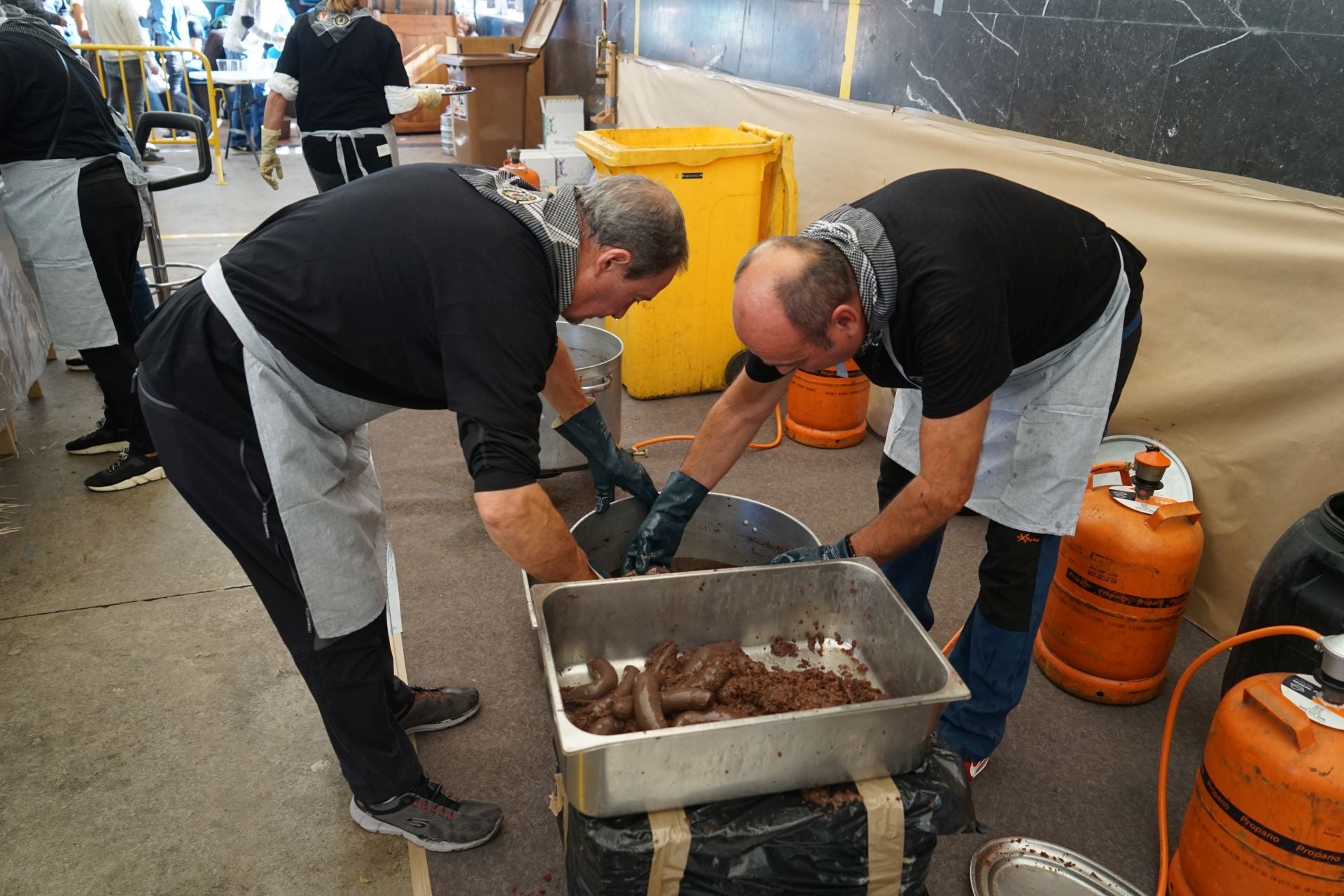 Sabor, tradición y amantes de la morcilla se reunen en Beasain