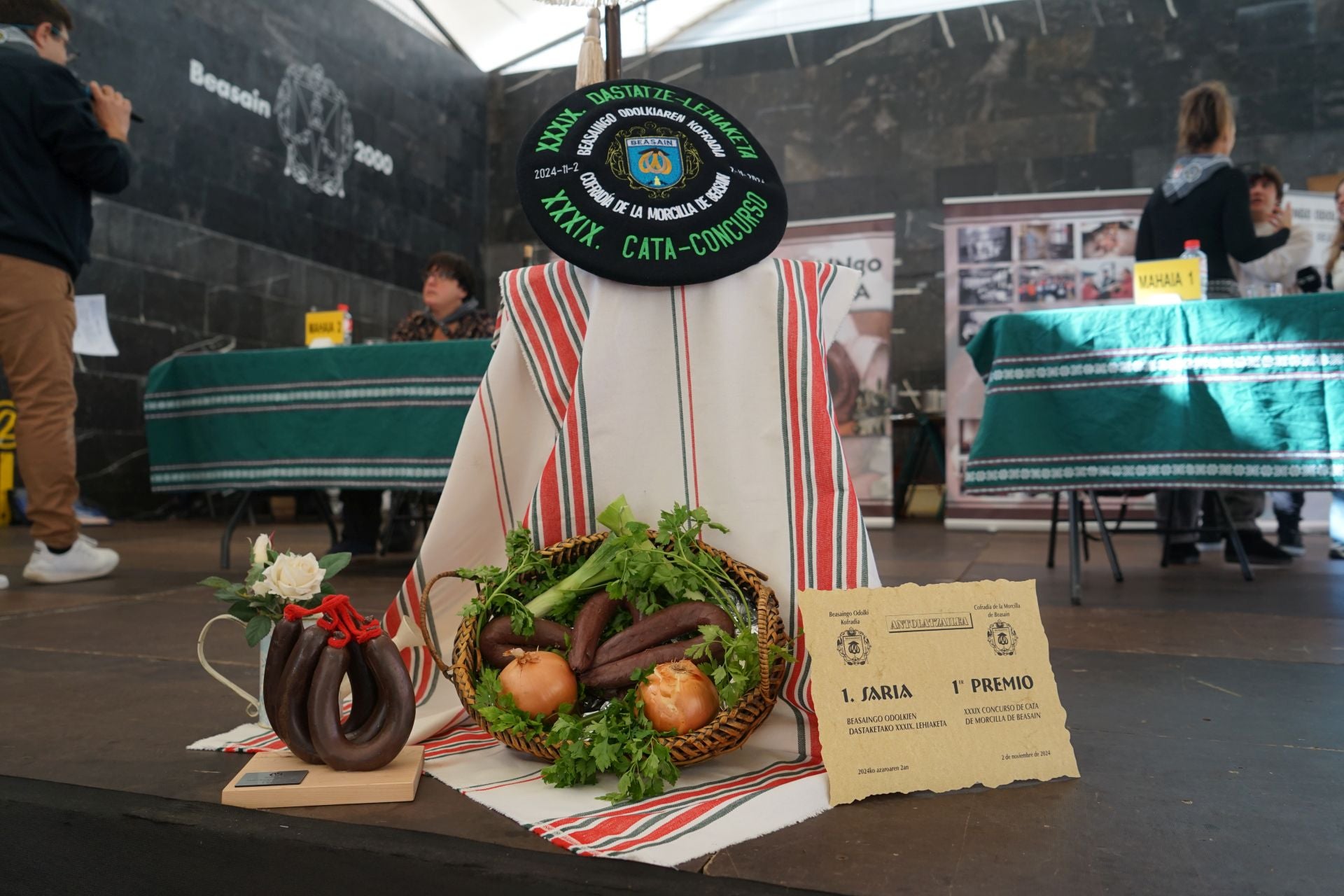 Sabor, tradición y amantes de la morcilla se reunen en Beasain