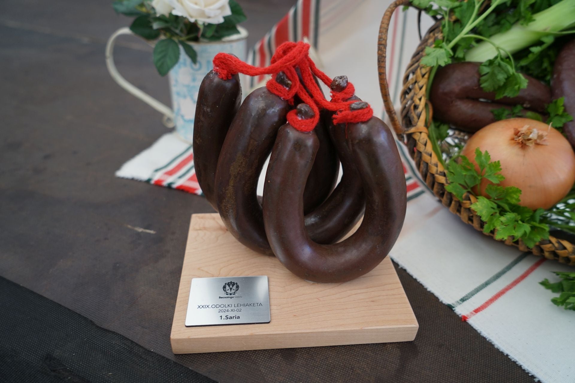 Sabor, tradición y amantes de la morcilla se reunen en Beasain