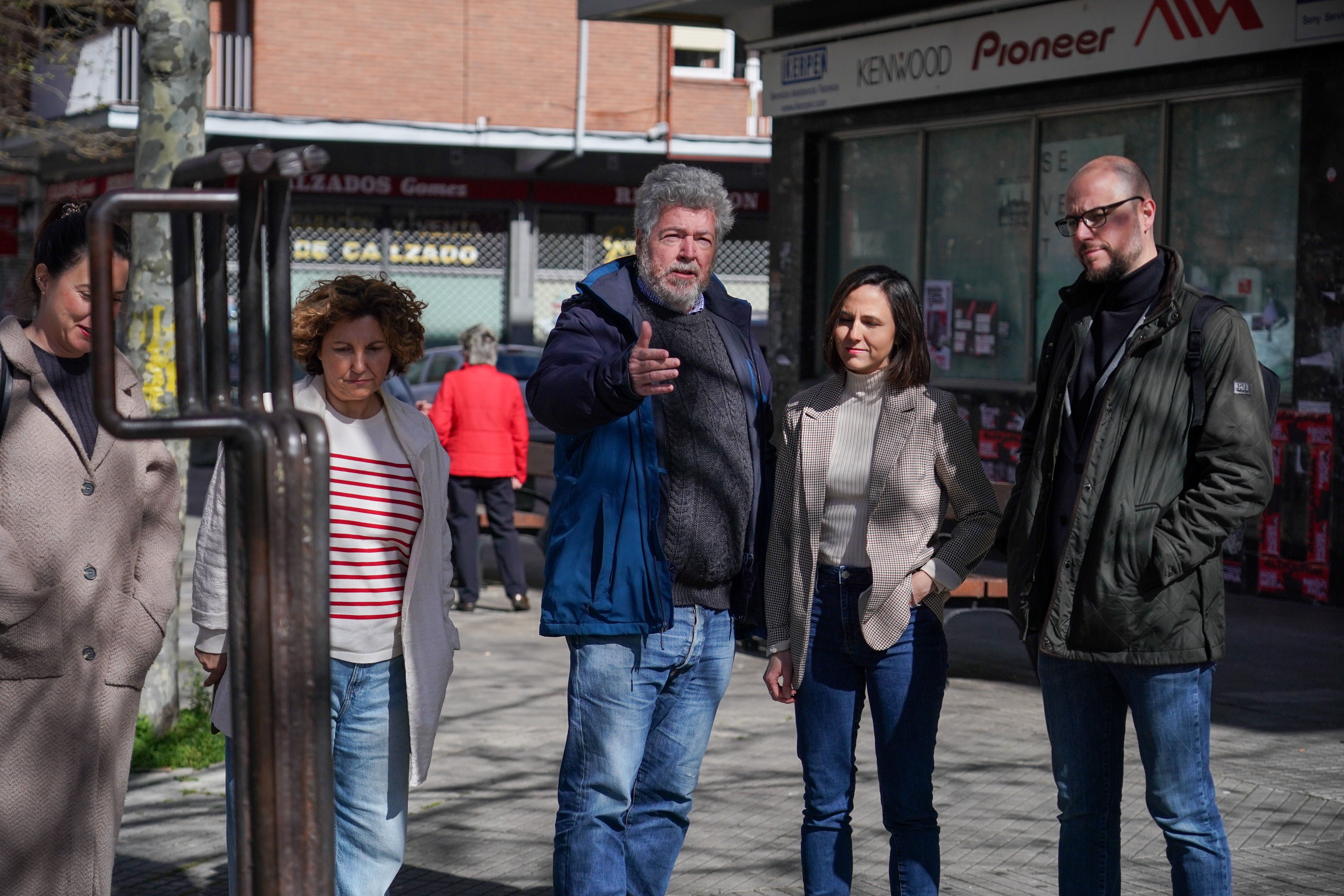 Pilar Garrido, Juantxo López de Uralde y Ione Belarra