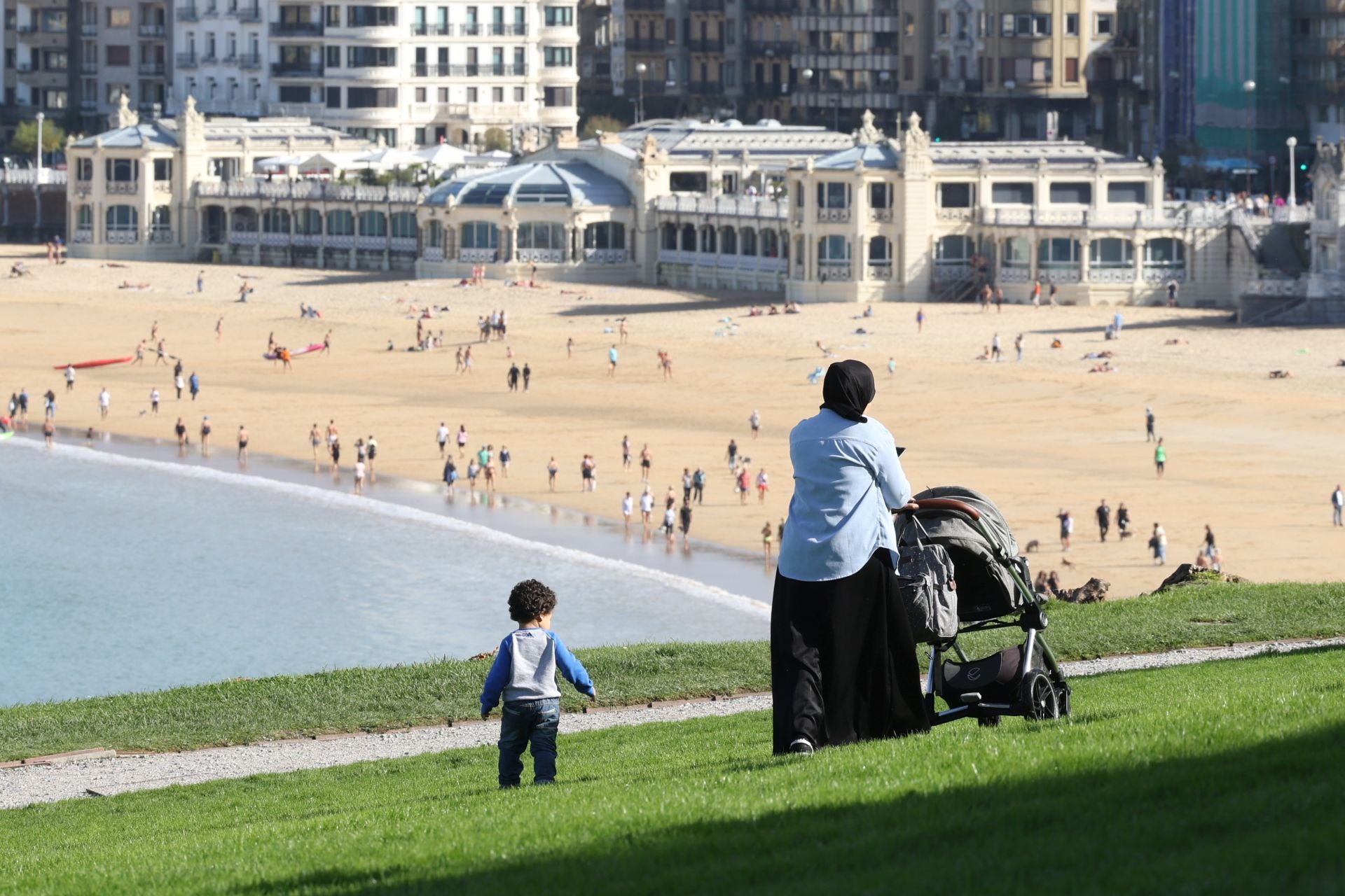 Fin de semana de semana casi veraniego en Donostia