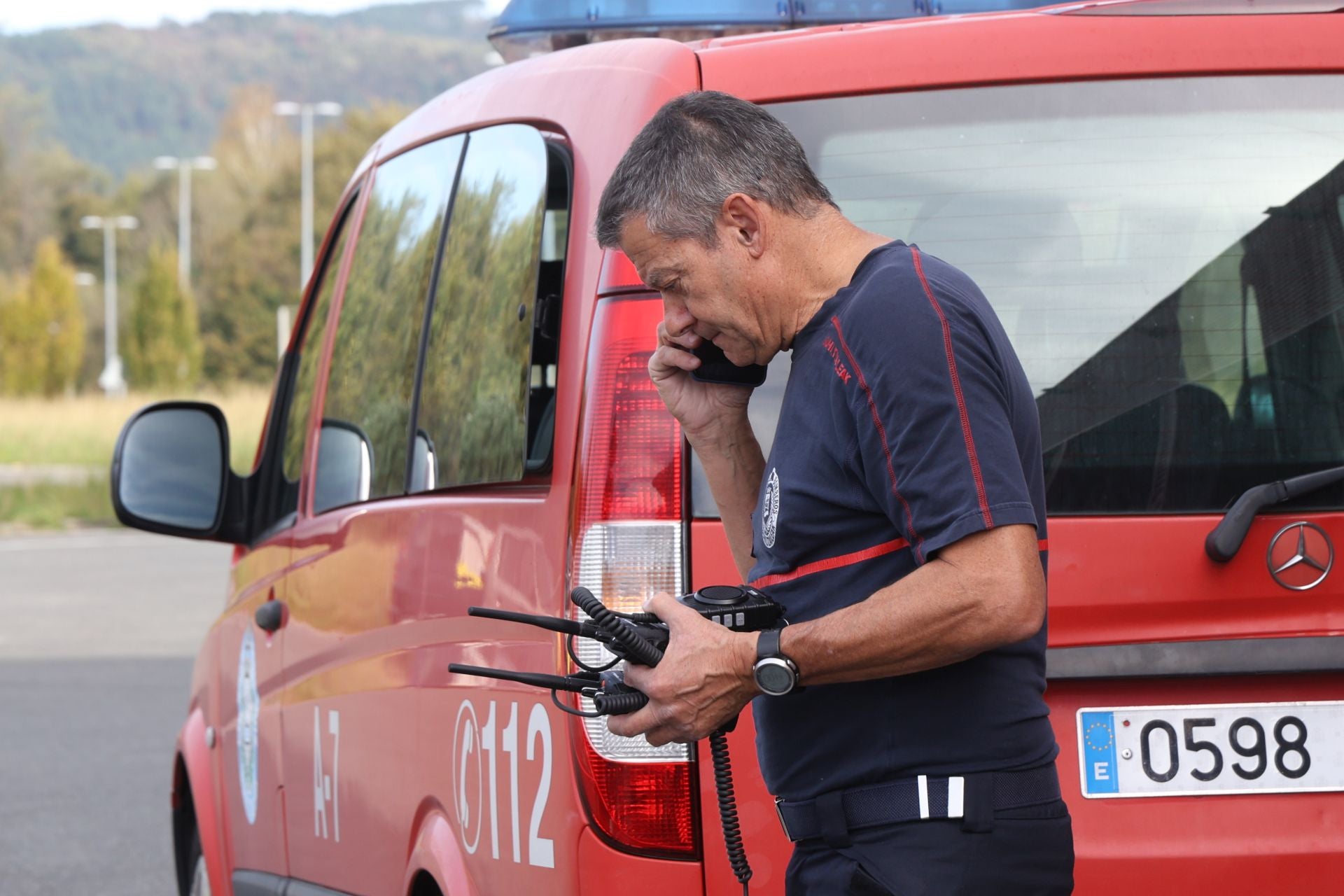 Bomberos de Donostia parten hacia Valencia para ayudar a los afectados por la DANA