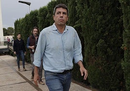 El president de la Generalitat, Carlos Mazón, en una imagen de este pasado domingo.
