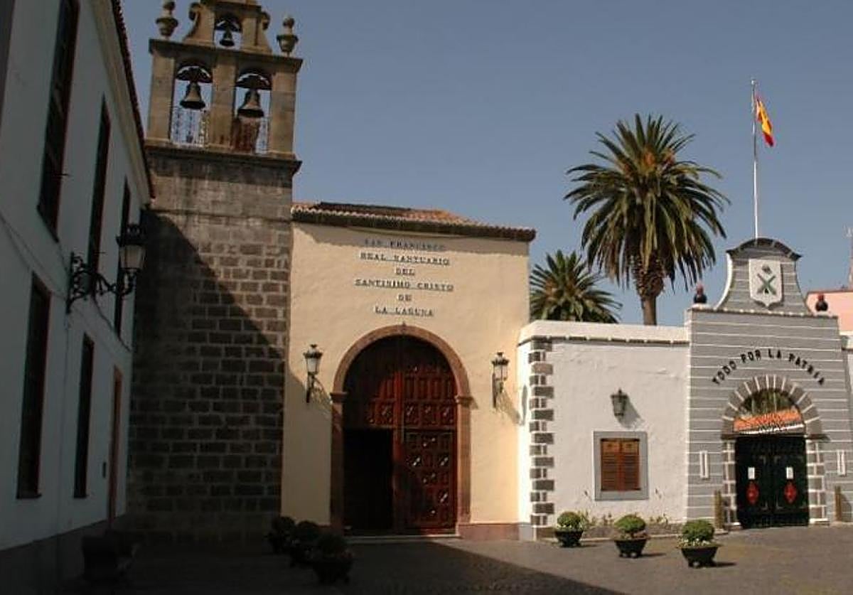 El santuario de la asociación 'Pontificia, Real y Venerable Esclavitud del Santísimo Cristo de La Laguna'.