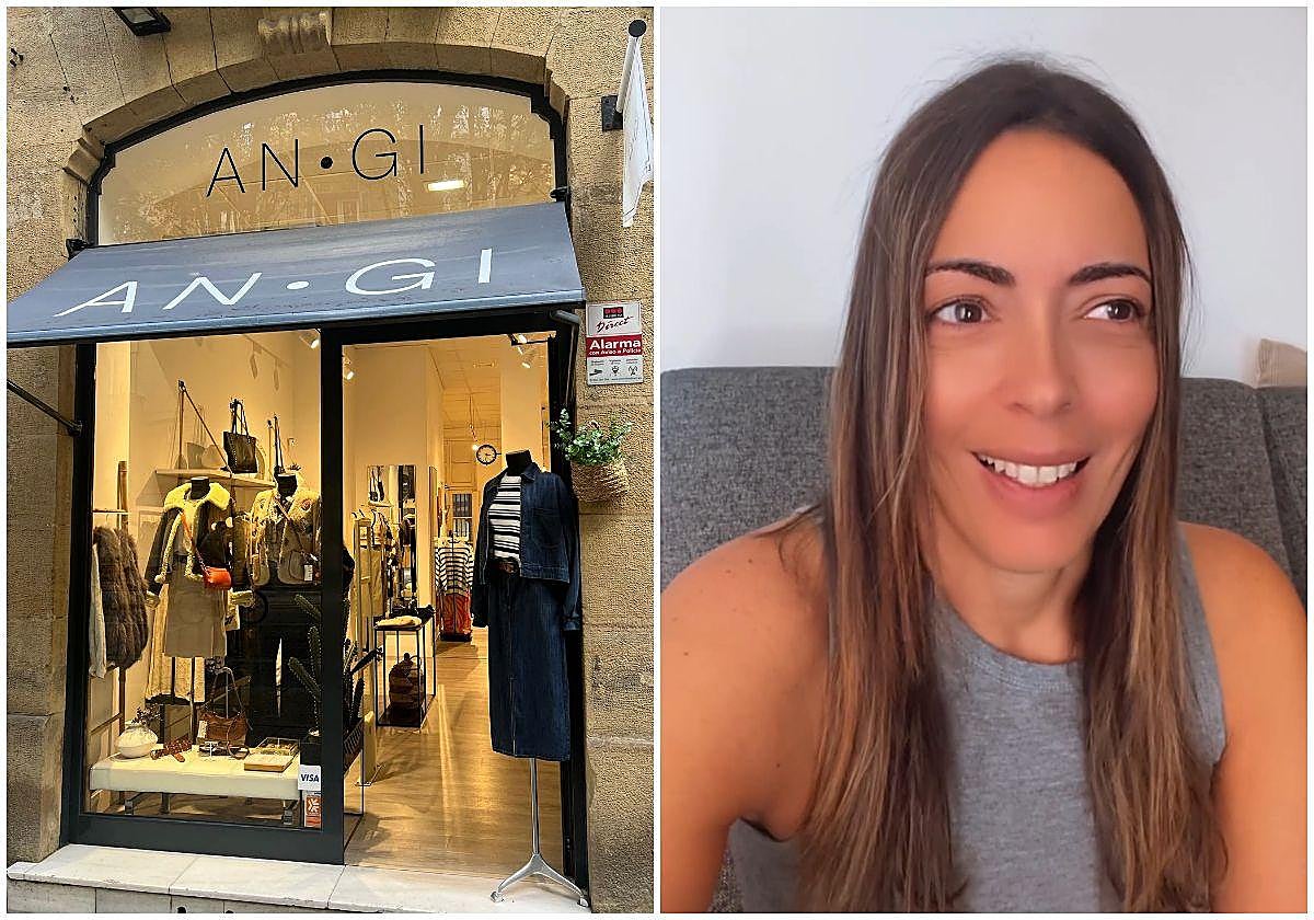 Tienda Angi de San Sebastián que cierra sus puertas con la liquidación de sus productos.