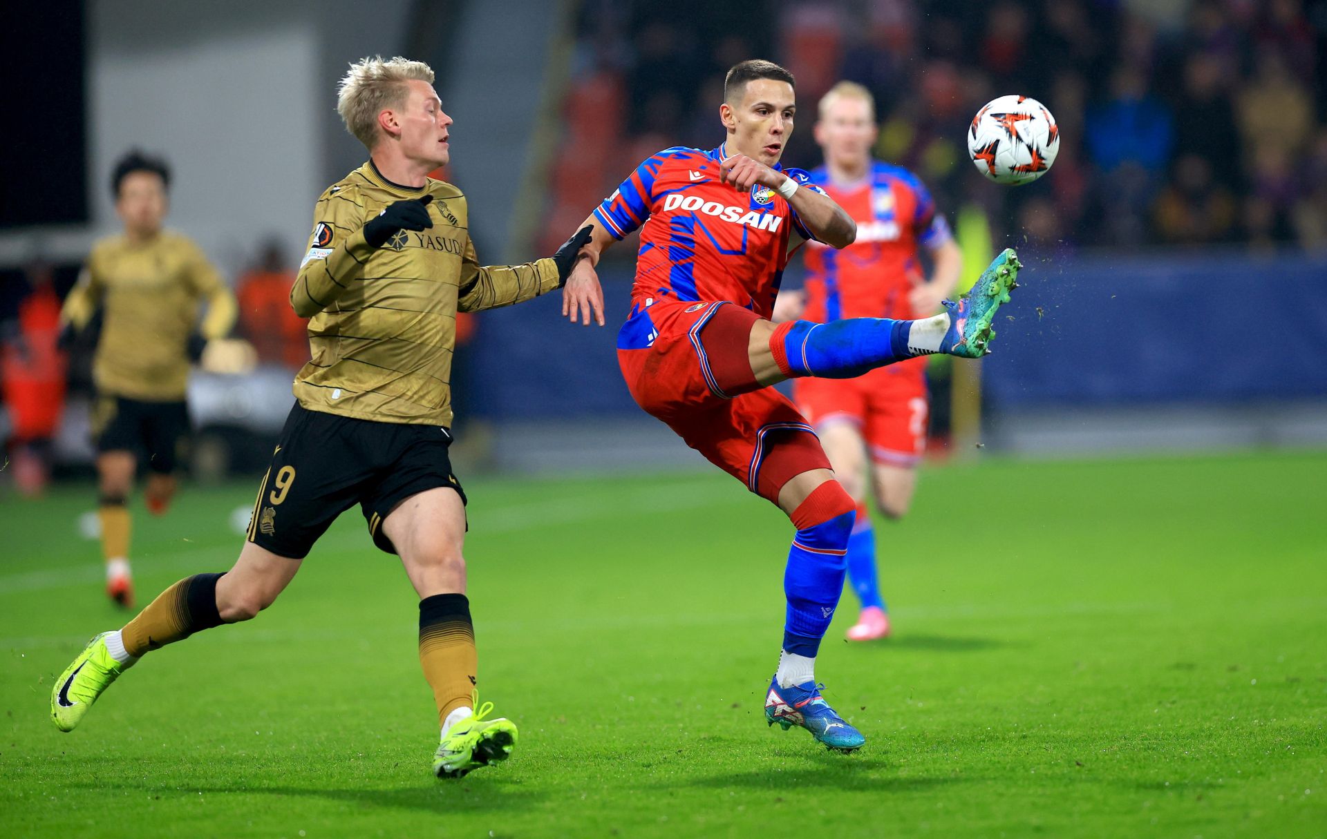 Las mejores imágenes del Viktoria Pilsen-Real Sociedad