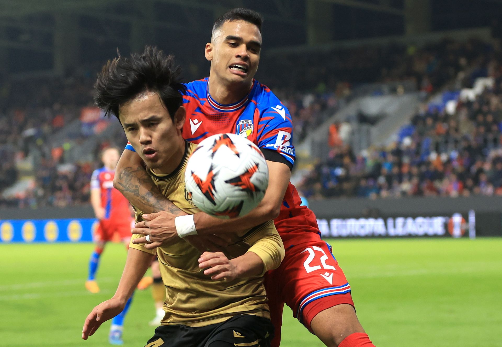 Las mejores imágenes del Viktoria Pilsen-Real Sociedad