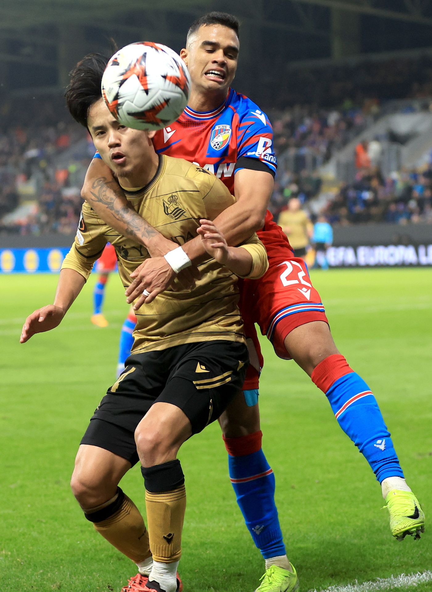 Las mejores imágenes del Viktoria Pilsen-Real Sociedad