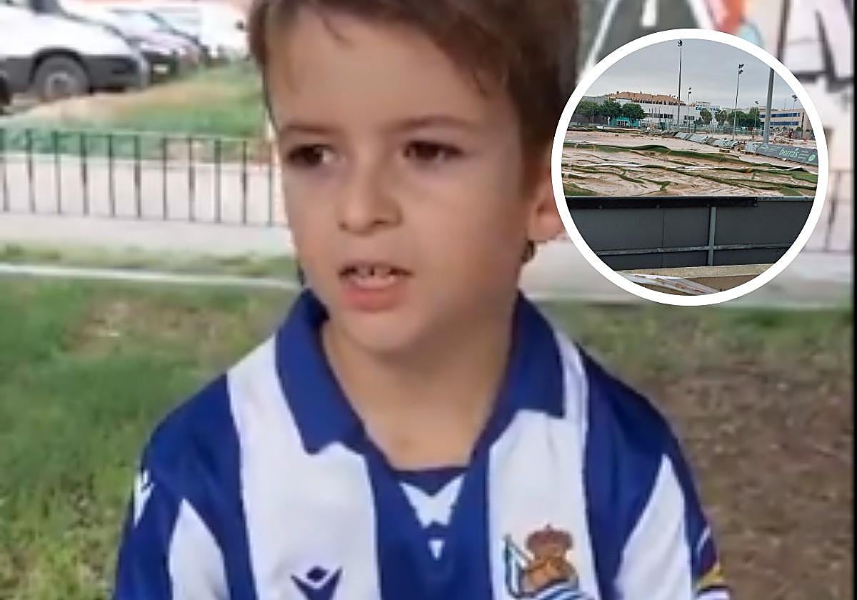 La tierna petición de un txuri-urdin de 7 años de Benetússer: «Si me podéis hacer un arreglito para mi campo...»