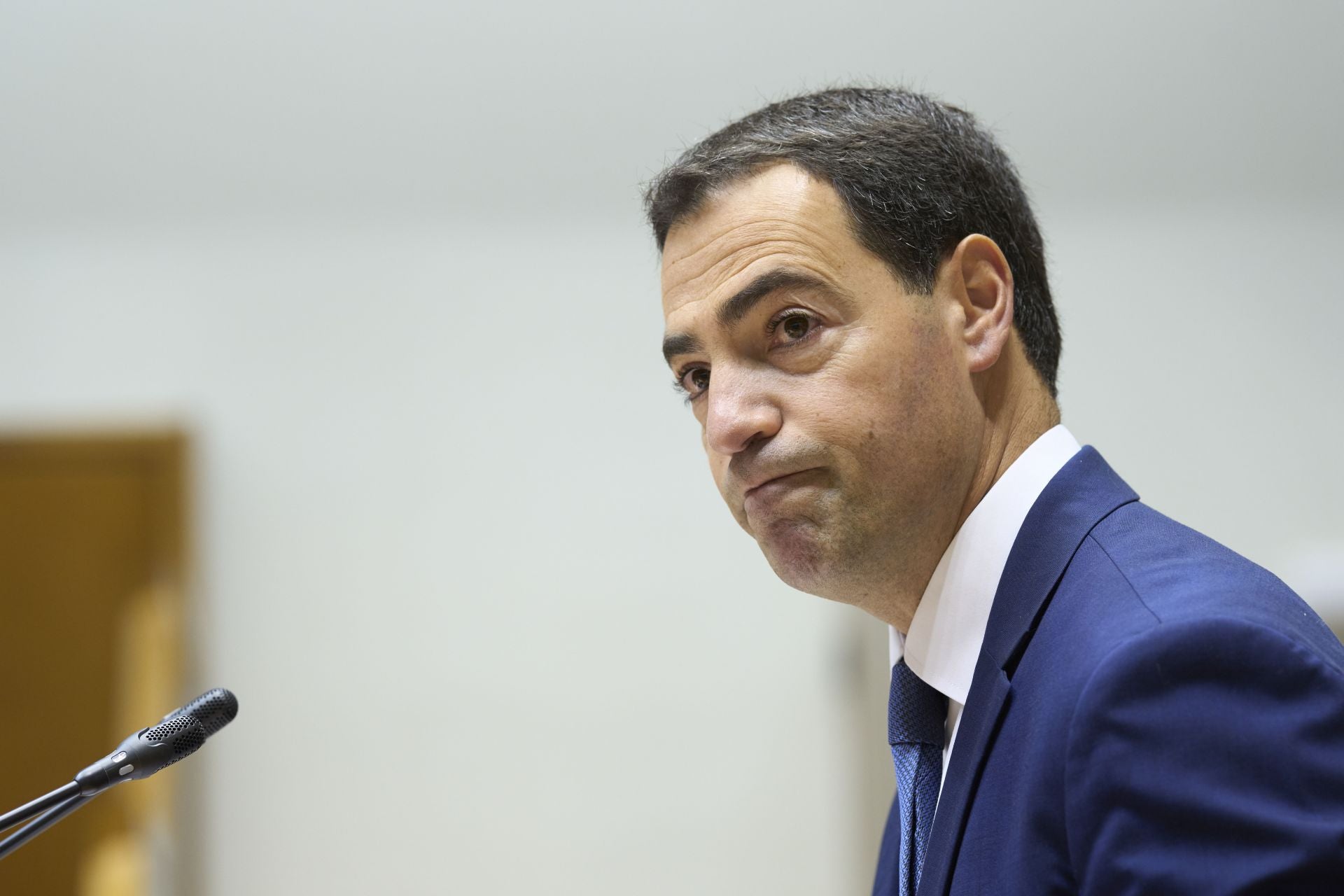 El lehendakari, Imanol Pradales, en el Parlamento Vasco.