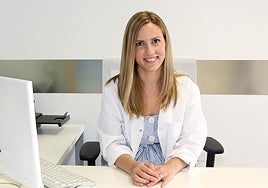 Eider Sánchez, nutricionista de Policlínica Gipuzkoa.