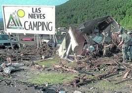 La riada fue salvaje y causó 87 fallecidos en el camping de Biescas.