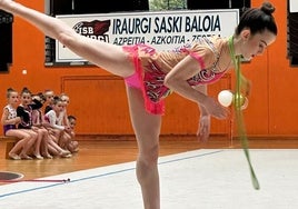 Imagen de archivo de una competición celebrada en el polideportivo