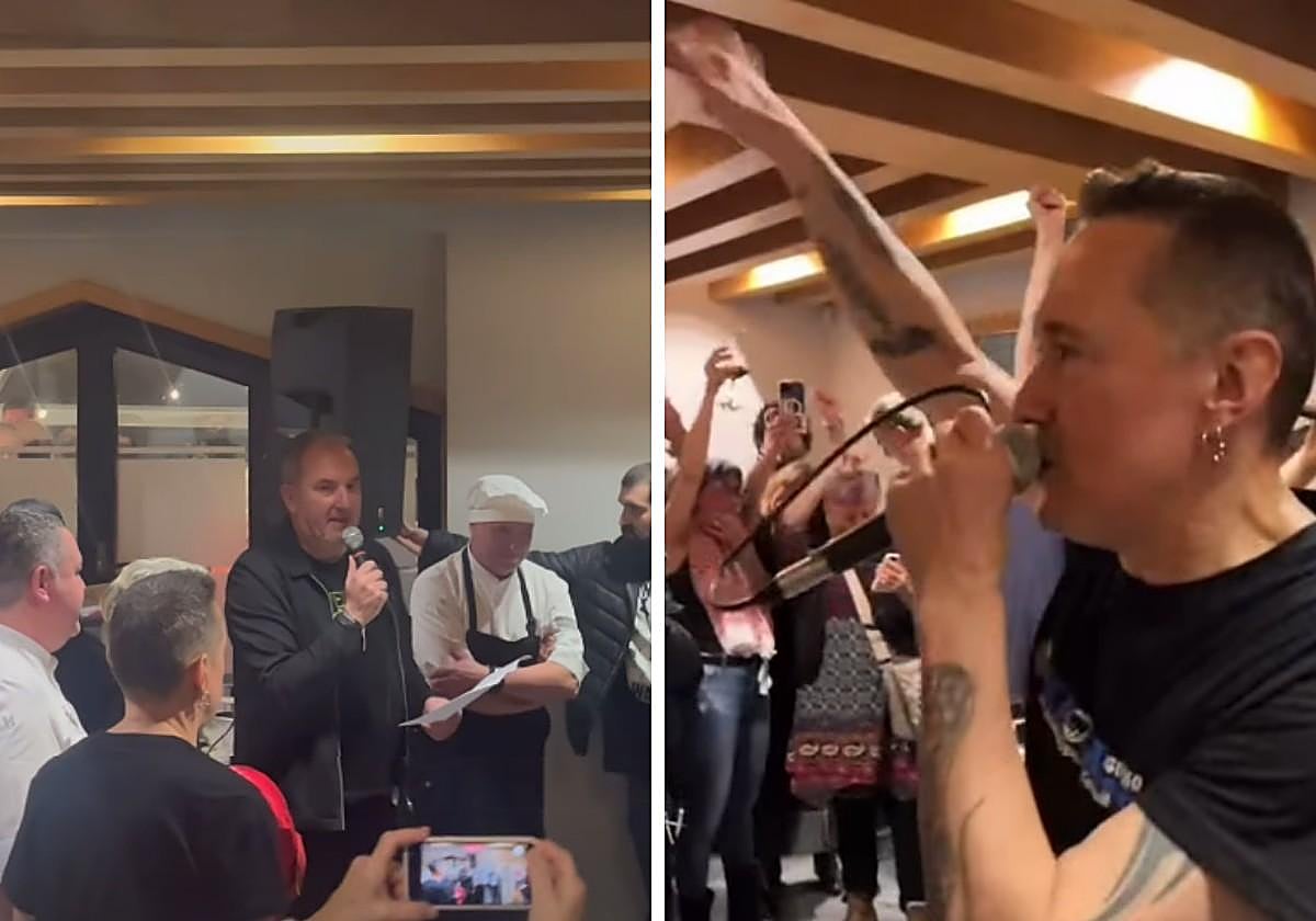 Jon Maia y Fermín Muguruza celebran el 35 aniversario del restaurante Aratz