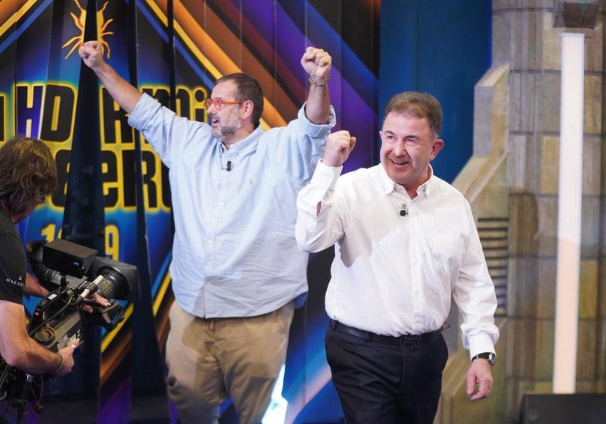 David de Jorge y Martín Berasategui en el plató de 'El Hormiguero'