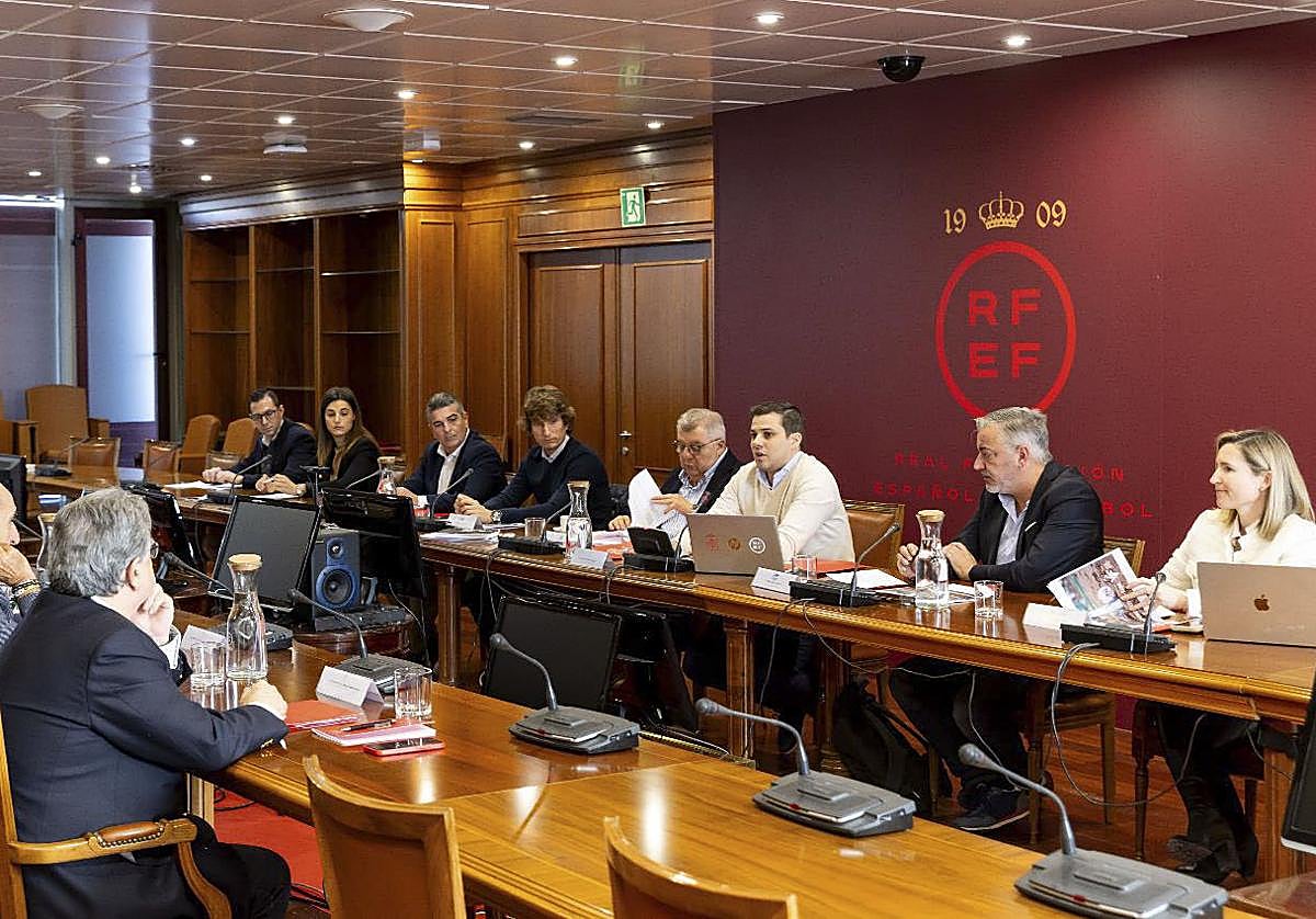 Una reunión reciente celebrada en la RFEF.