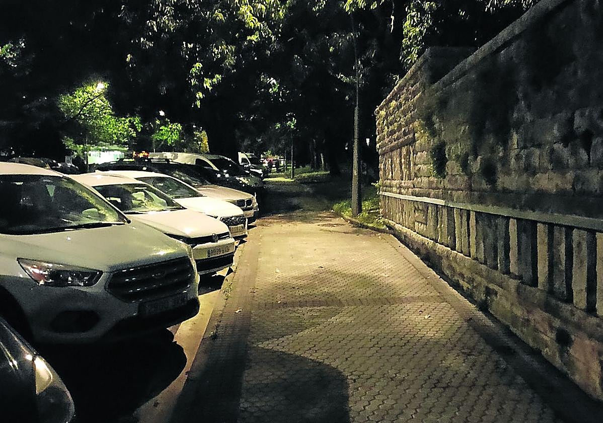 Fernan escribe: «En Gaiztarro queremos proponer un concurso de agudeza visual a nuestros exalcaldes Elorza, que montó todo nuestro circo de barrio; Izagirre, que no hizo nada en la zona, y al actual, Goia. Pregunta: ¿Cuántas personas bajan por esa acera situada enel paseo Los Olmos? Premio: poner una luminaria adecuada».