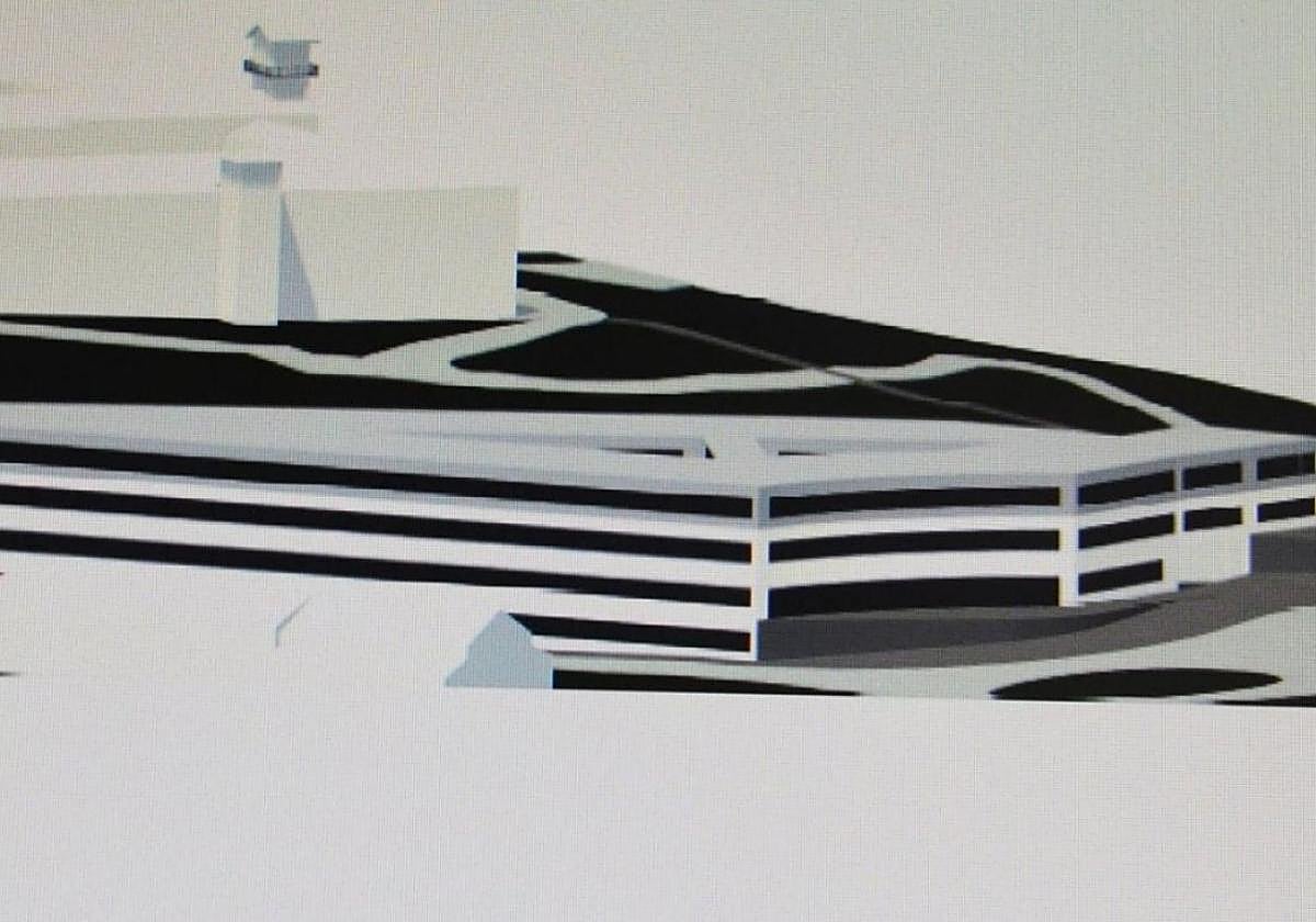 Infografía de cómo podía quedar la futura infraestructura sanitaria pública en Iurreamendi.