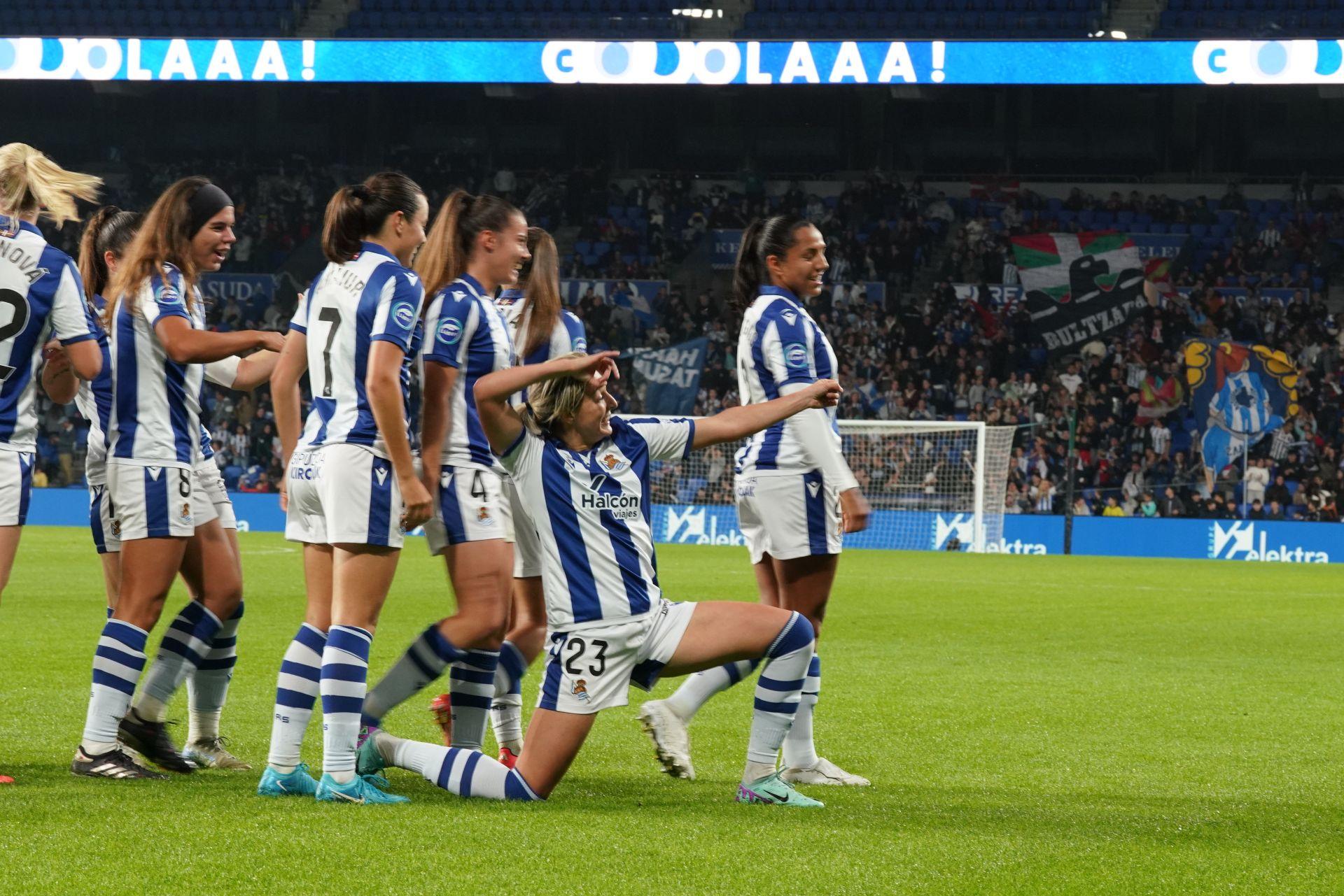 Las imágenes de la victoria de Real Sociedad ante el Athletic en Anoeta