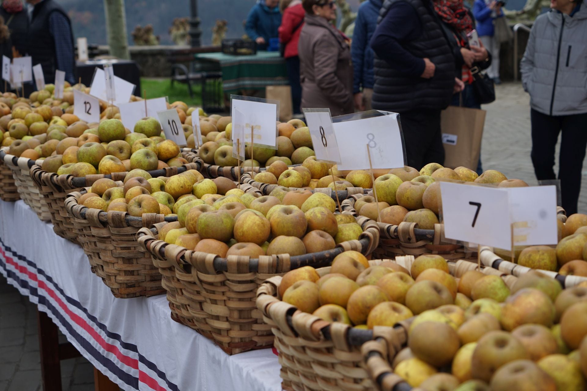 Gabirian ospatutako sagar azokaren argazkiak