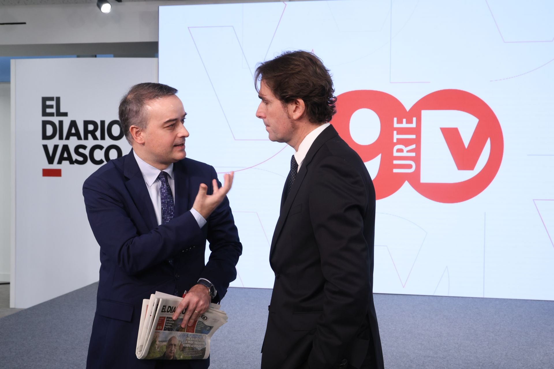 Iván Redondo, CEO de Redondo y Asociados y exdirector del Gabinete de la presidencia del Gobierno, con el director de DV, David Taberna.