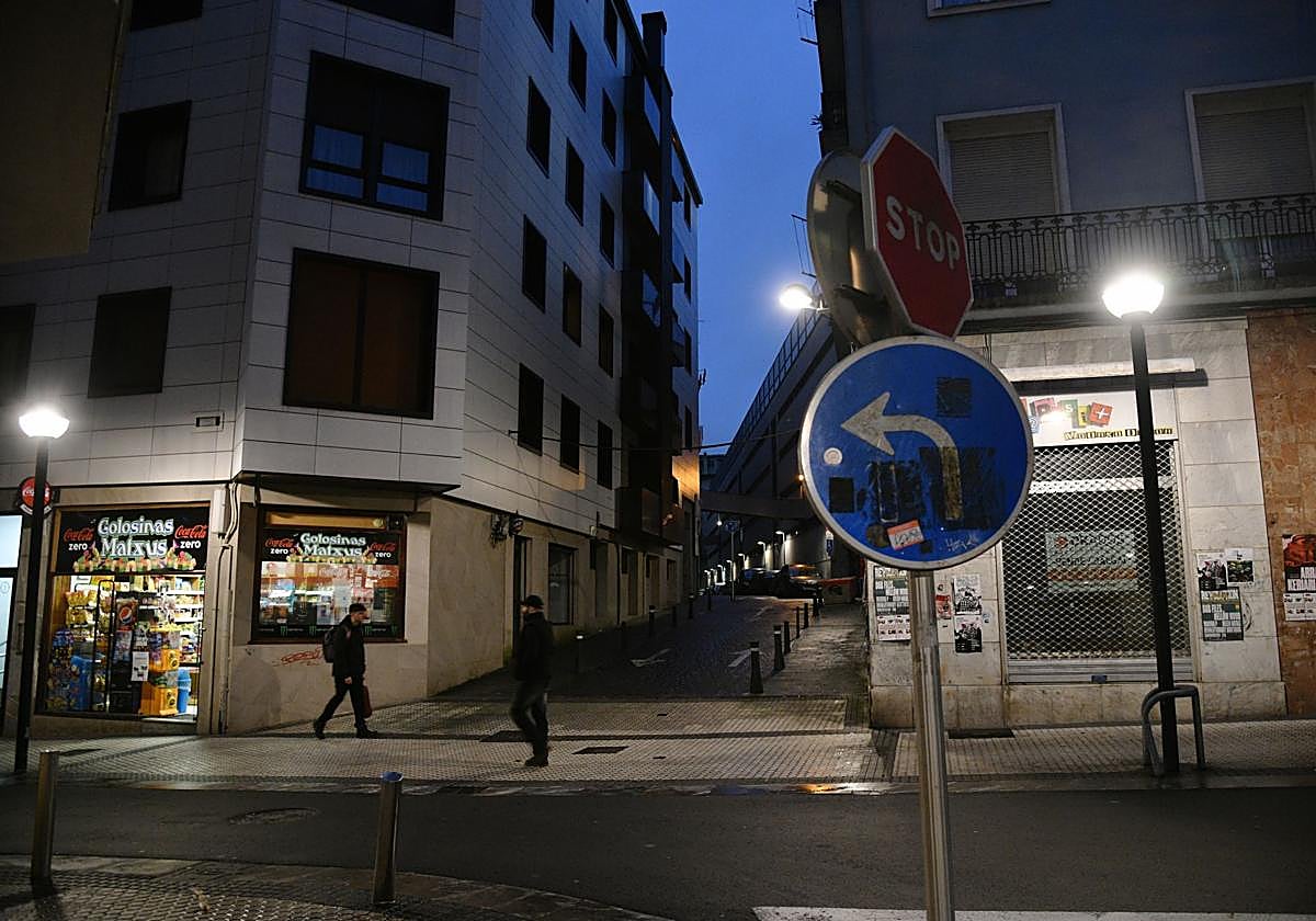 Calle Pescadería, donde sucedieron los hechos.