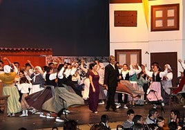 Imagen correspondiente a la zarzuela La Rosa del Azafrán.