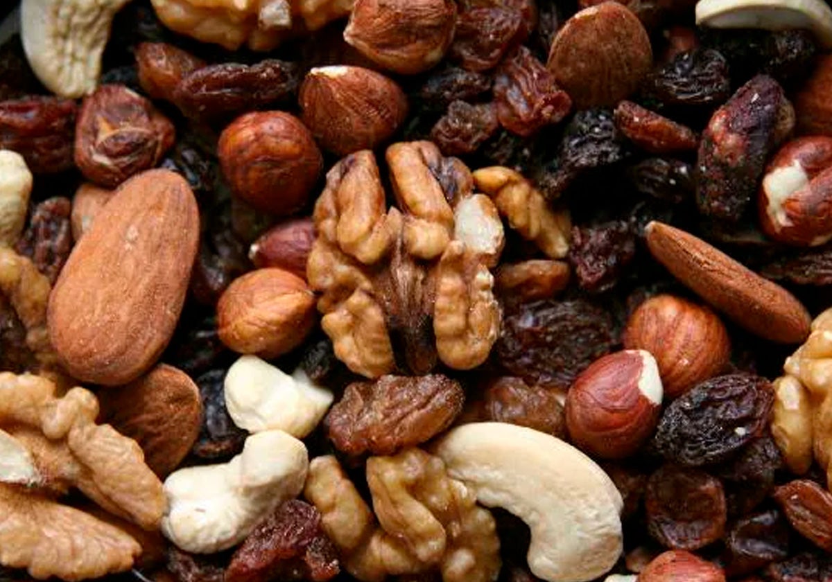 Las nueces son alimentos muy ricos en magnesio.