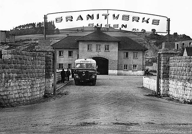 Entrada al campo-cantera de Gusen.