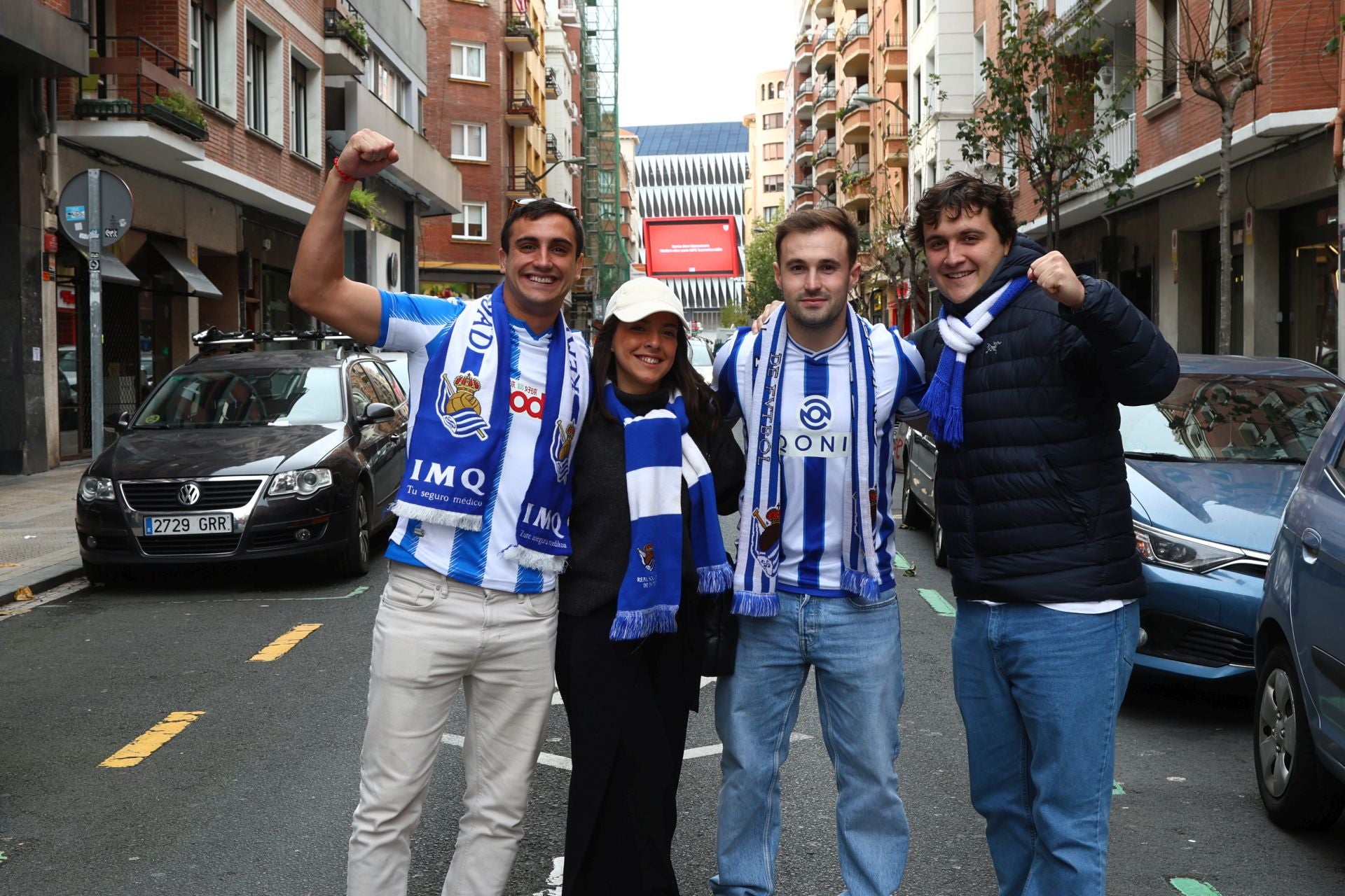 Ambiente de lujo horas antes de la previa