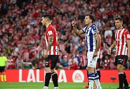 Oyarzabal, en el partido de anoche en San Mamés