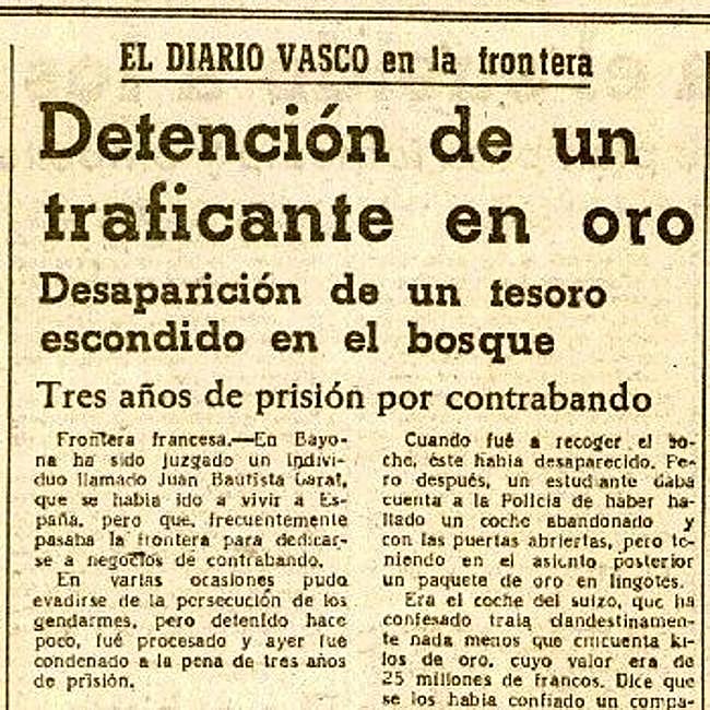 Sucesos publicados en EL DIARIO VASCO el 2-XII-1950.
