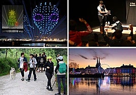 Encendido navideño con drones, Titirijai en Tolosa y salidas al aire libre para este fin de semana