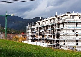 En la zona de Iurramendi se están construyendo 140 viviendas, la mayoría de iniciativa privada.