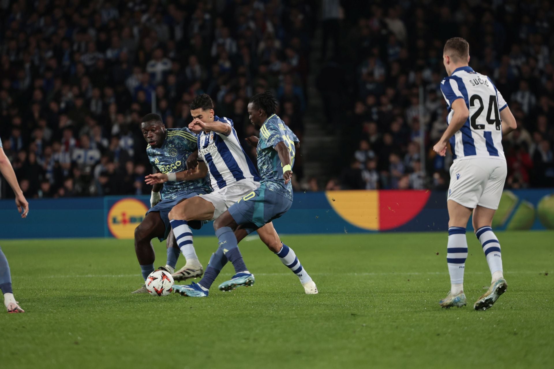 El Real Sociedad - Ajax, en imágenes