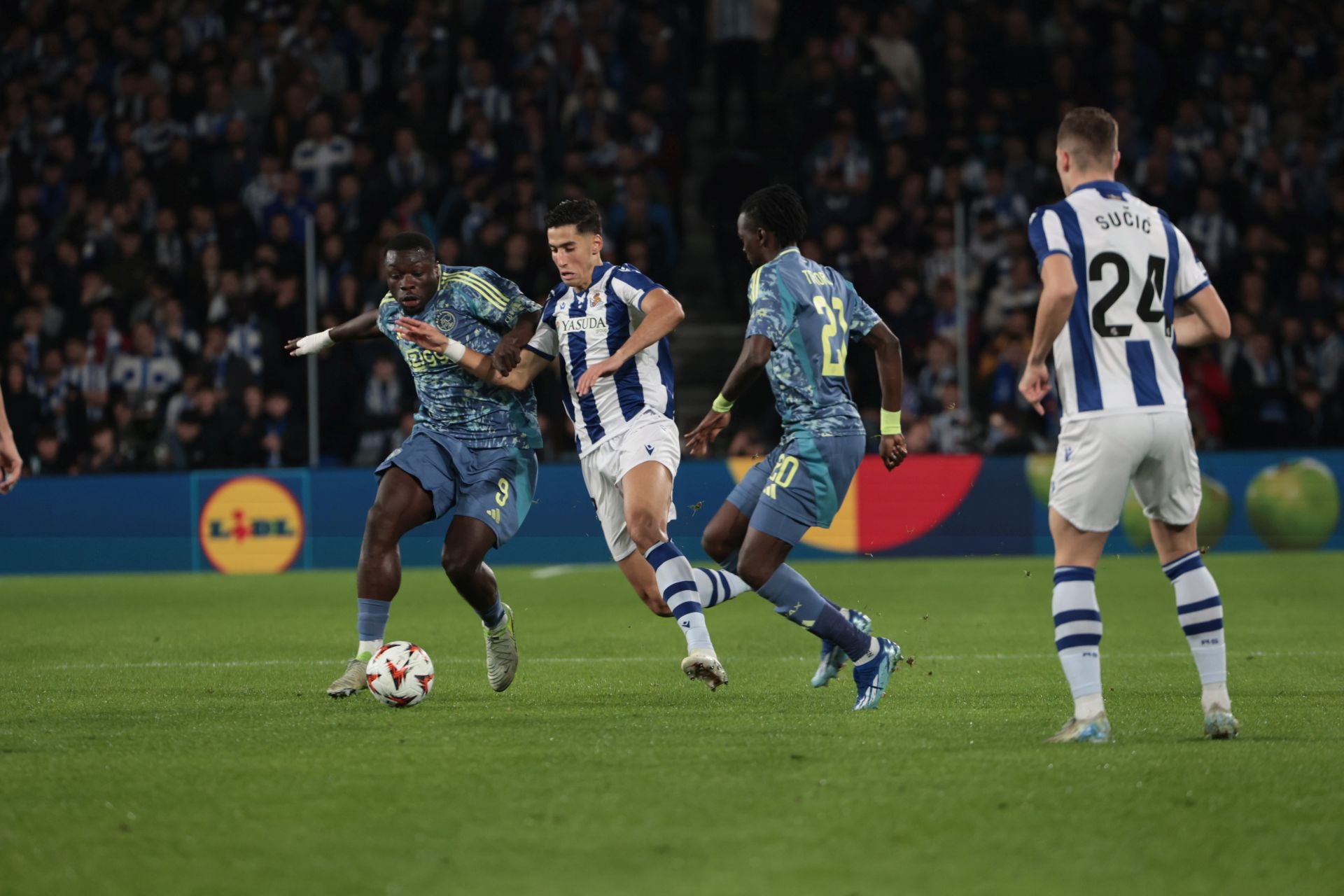 El Real Sociedad - Ajax, en imágenes
