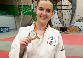 La judoka andoaindarra Elene Lizarribar obtuvo el oro en Huesca.