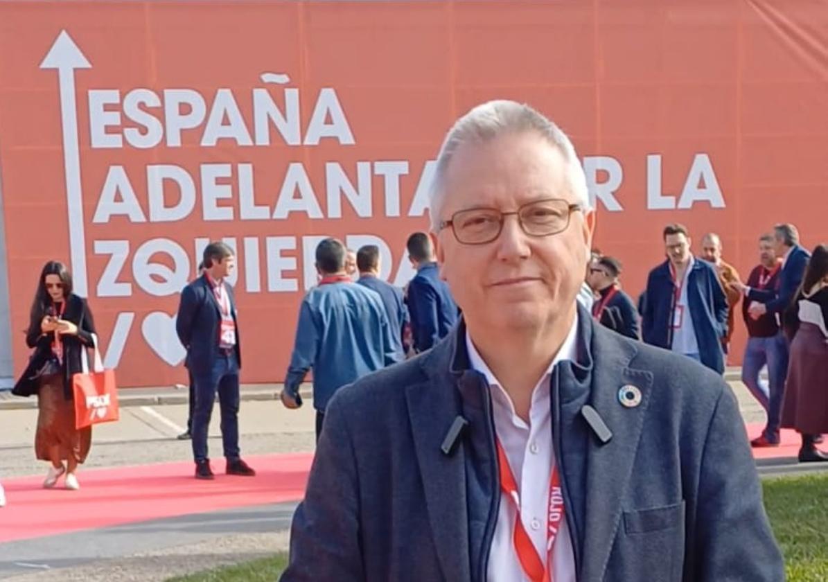 José Ignacio Asensio, este fin de semana en el Congreso Federal en Sevilla.