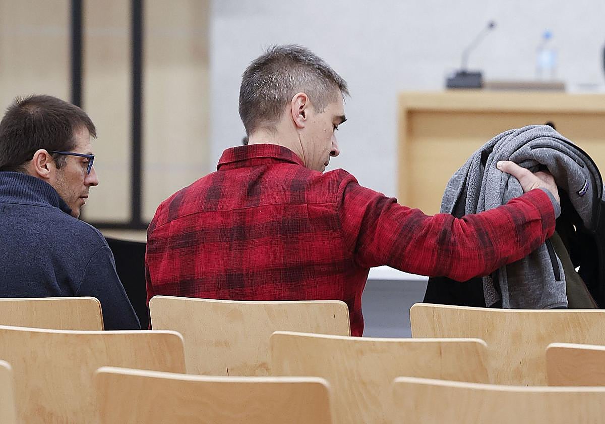 Aitor Agirrebarrena y Asier Arzalluz, durante el juicio.