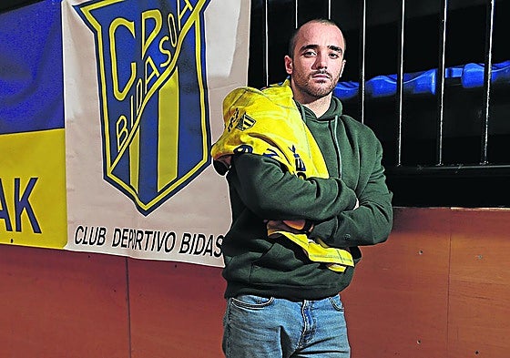 Asier Nieto está destacando en su tercera temporada en Irun.