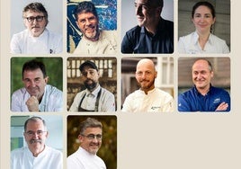 El menú de la cena será elaborado por Elena Arzak, Martín Berasategui, Pedro Subijana, Iñigo Lavado, Andoni Luis Aduriz y Roberto Ruiz.