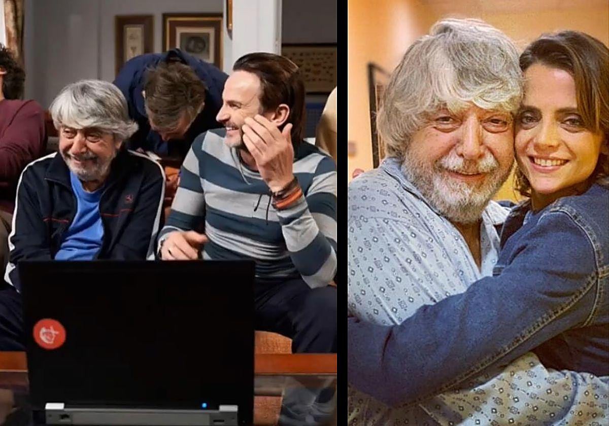 Ricardo Arroyo con sus compañeros de reparto.