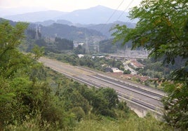 Infraestructura del TAV en Ezkio-Itsaso.