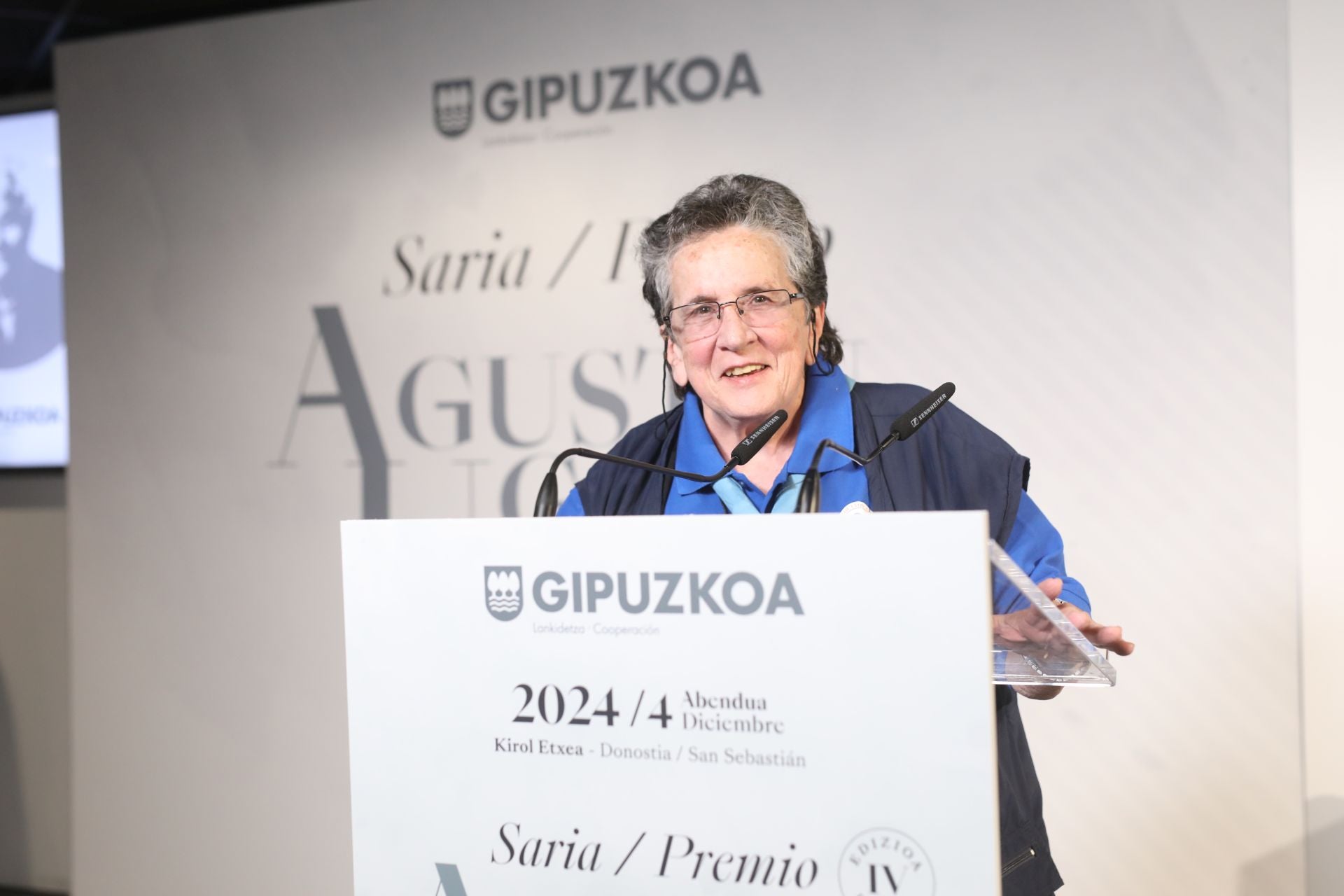 María Jesús Ramírez Fernández, 'Chucha', ayer durante su intervención.