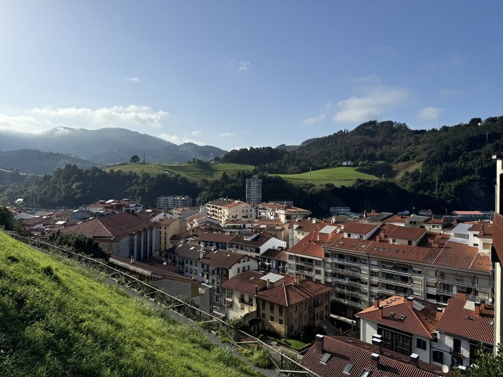 Vista panorámica de Deba.