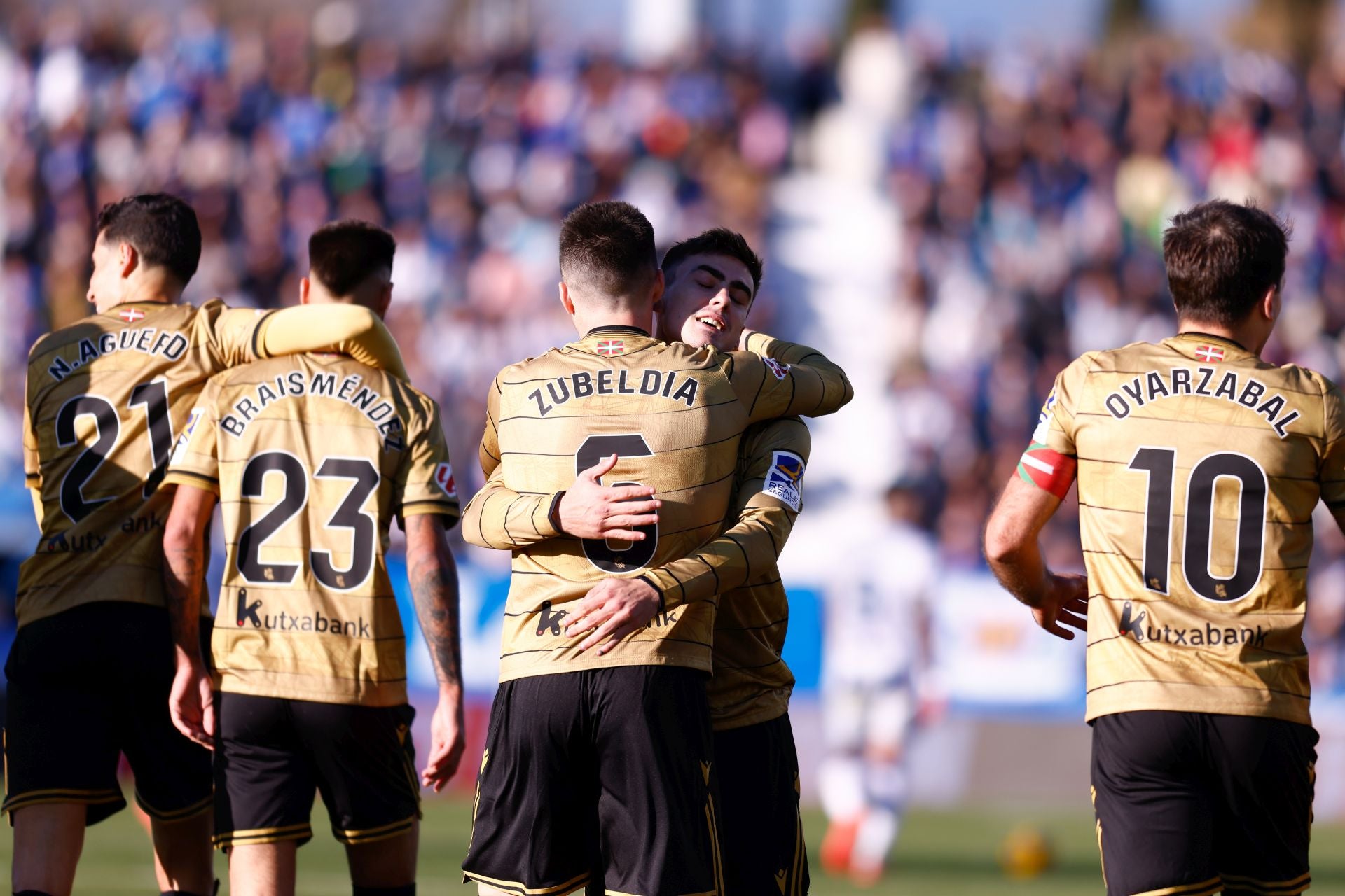 Las mejores imágenes del Leganés - Real Sociedad