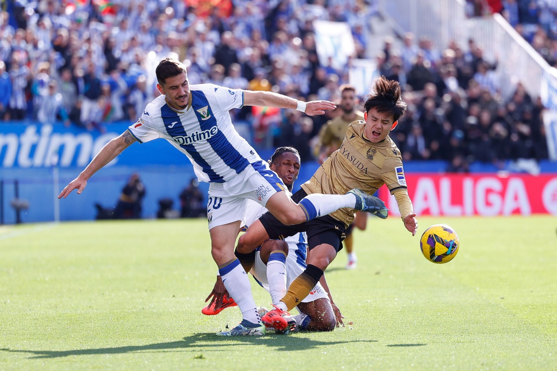 Las mejores imágenes del Leganés - Real Sociedad