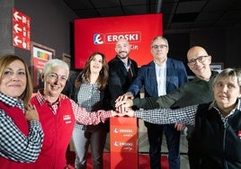 Apertura del nuevo supermercado Eroski en Eibar.